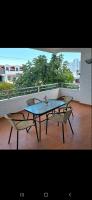 Dreibettzimmer mit Balkon
