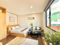 Estudio con cama extragrande