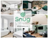 Fairfield house - 4 bedroom, 8 beds, free Wi-Fi, free parking - B&B