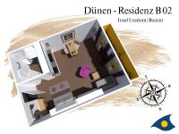 Apartment mit Balkon