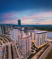 Belgrade Waterfront 16fl Lux Apt City view & Free P - B&B Belgrado