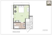 Cottage met 1 Slaapkamer