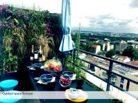 Chambre privée dans un roof-top unique vue 360° - B&B