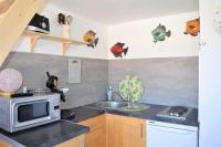 Appart Studio Mezzanine 2 couchages PORT LEUCATE NATURISME PL010-832 - B&B Port Leucate