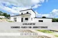 LA VILLA CAP COZ - 3 Chambres - Plage à 800 m - B&B