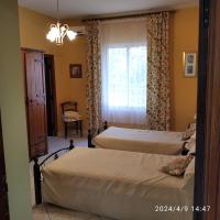 Deluxe Doppel-/Zweibettzimmer mit Gartenblick