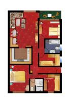 Appartamento con 4 Camere da Letto e Balcone 