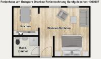 Ferienhaus am Gutspark Drankse Ferienwohnung Sandglöckchen - Ferienwohnung