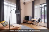 Apartments with private parking & terrace - B&B Jūrmala