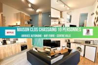 MAISON DE VILLE 10 personnes CLOS CHASSAING- WIFI -CENTRE VILLE -PROPERTY RENTAL NM - B&B