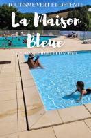 La Maison Bleue, village vacances, piscine, parking - B&B Saint-Geniez-d'Olt