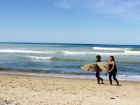 250 lake waterfront holiday apartment with garden - Bed and Breakfast Hourtin