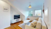 Apartment mit 2 Schlafzimmern und Gartenblick