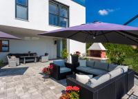 White Pearl Diamond Haus B, Opatija mit Meerblick & Pool - B&B Abbazia