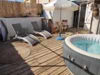 Chambre cabane de charme, terrasse et spa privé - B&B
