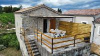 Studio maison en pierre avec terrasse - B&B