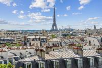 Paris 8 Beautilful flat view Eiffel Tower - B&B