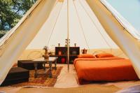 Tente Yourte de La roulotte ruche - Bed and Breakfast Chimay