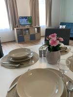 Apartment mit 1 Schlafzimmer, Balkon und Stadtblick