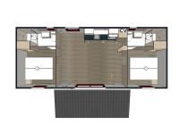 Chalet met 2 Slaapkamers