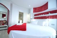 Romantische Suite mit rundem Bett