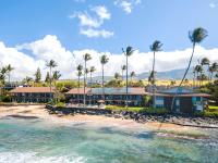 Oceanfront + Beachfront Hale Kai 1-Bed Suite - Ferienwohnung Kahana