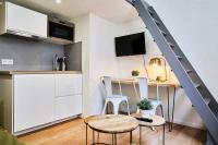Lille Beaux Arts : studio équipé en mezzanine - B&B
