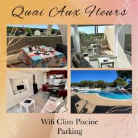Superbe studio, terrasse, piscine, parking - Bed and Breakfast