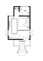 Villa con 1 Camera da Letto