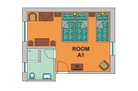 Triple Room with Garden View
