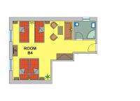 Quadruple Room with Mountain View