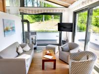 Villa Paula in Sellin - Penthouse mit Kamin und Dachterrasse - Chambres d'hôtes Sellin