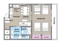 Namba Kuromon House 503 - B&B Osaka