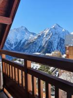 Pléiades , Apt 5 p, 1 grande chambre, un coin montagne et une place de parking , belle vue - Chambres d'hôtes Les Deux Alpes