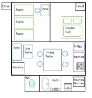 CASA Kobe 1st floor - B&B Kōbe