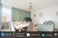 Le Prague - Parking - Disneyland - Balcon - B&B