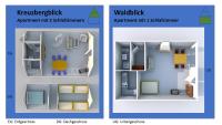 Apartment mit 1 Schlafzimmer