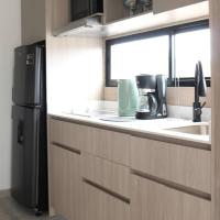 Comodidad y estilo Apartaestudio en Corferias - Chambres d’hôtes Bogota