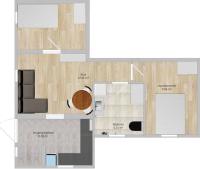 Family friendly, Free Parking space, Newly renovated 3 rooms Apartment - Bed and Breakfast