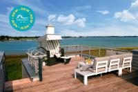 Meerliebe: Wasserblick, Terassen mit Loungemoebeln, Kamin, Strandkorb - B&B