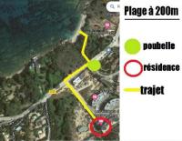 Les Rivages de Stagnola Appartement T3 vue mer et montagne plage 200m climatisé - B&B Pietrosella