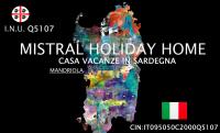 MISTRAL HOLIDAY HOME - Chambres d’hôtes Putzu Idu