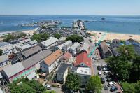 Expansive Deck with Waterviews and views of Ptown Monument - B&B