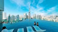 5 Star High Rise Luxury Apartment, Infinity Pool With Stunning Burj View - Brand New Apartment - Ferienwohnung Dubai