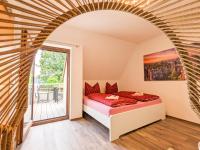B6 - Urlaubsmagie - Inmitten der Sächsischen Schweiz mit Balkon mit Ausblick auf die Sandsteine - Ferienwohnung