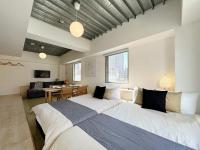 b hotel Arts Dobashi - Modern 1 BR apartment good for 6 people - Chambres d’hôtes Hiroshima