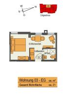 Woge2 Appartement 3 - Chambres d’hôtes Borkum