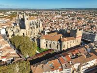 Le Jardin de la Cathédrale - T2 - Centre Ville - Emplacement & Vue Extraordinaires - B&B Narbona