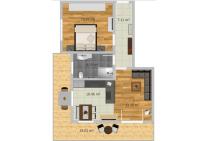 Apartment with Mountain View