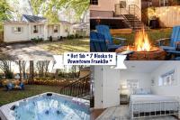 Glass Street Bungalow HOT TUB Walk to Franklin - Bed and Breakfast Franklin